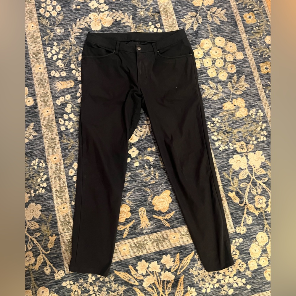 Lululemon Dark Grey ABC Slim-Fit 5 Pocket Pant